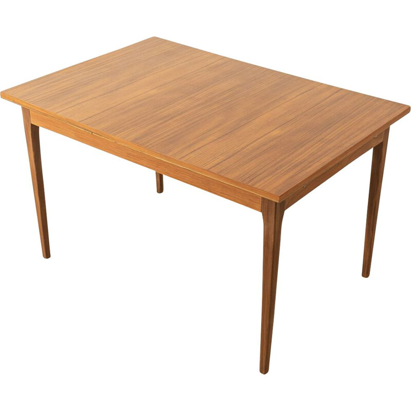 Vintage walnut table from Lübke, Germany 1960