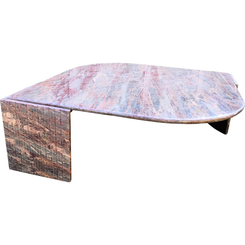 Vintage marble coffee table from Roche Bobois, 1970