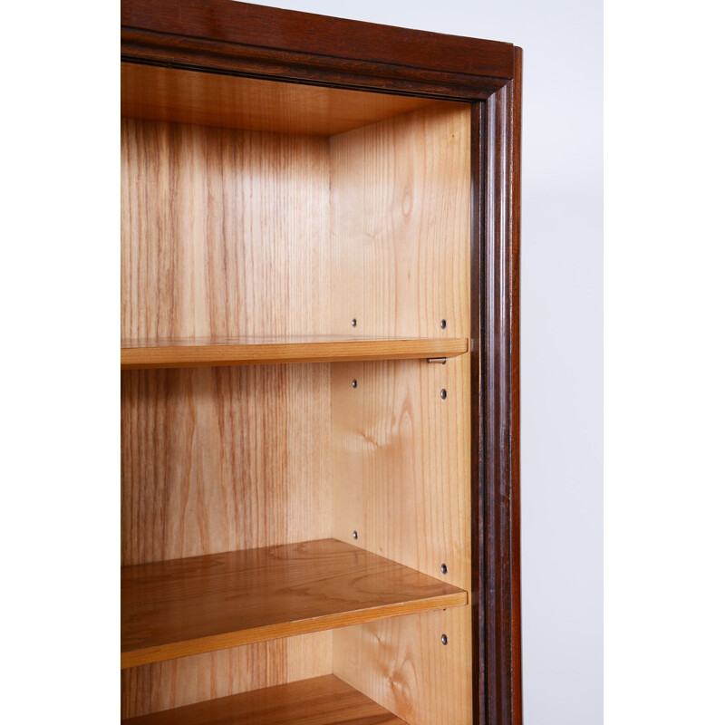 Mid century bookcase in ashwood and mahogany, 1940s