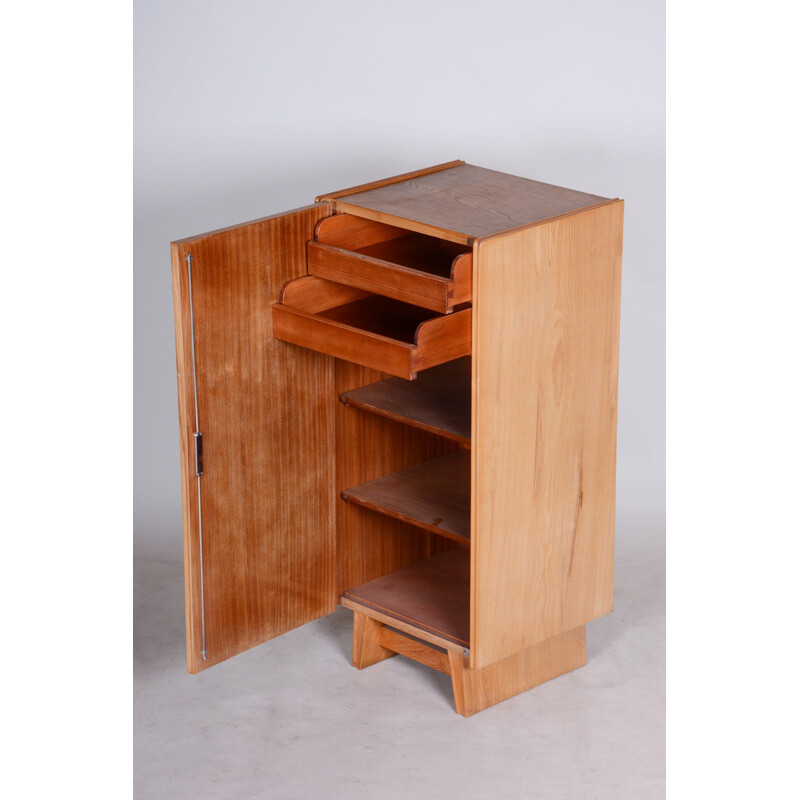 Mid century ashwood cabinet by Krásná jizba, 1940s