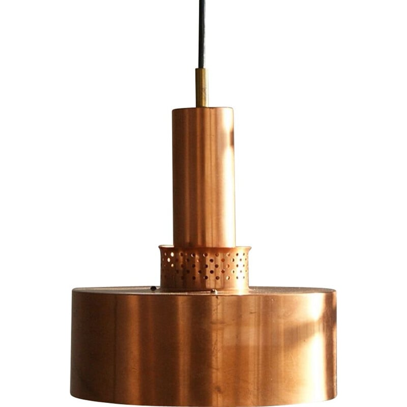 Lámpara de suspensión vintage T292 de cobre de Hans-Agne Jakobsson para Hans-Agne Jakobsson Ab Markaryd, 1950
