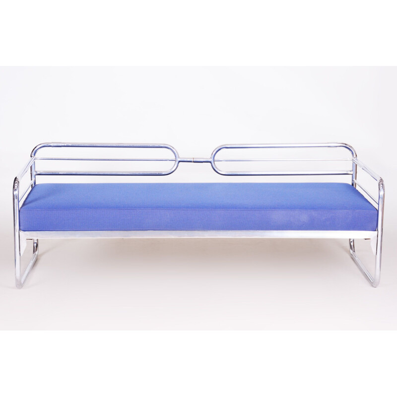 Canapé Bauhaus bleu vintage, 1930