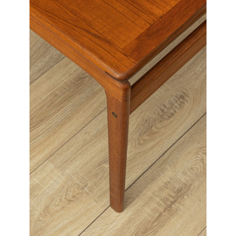 Vintage massief teak en houten salontafel van Trioh, Denemarken 1960