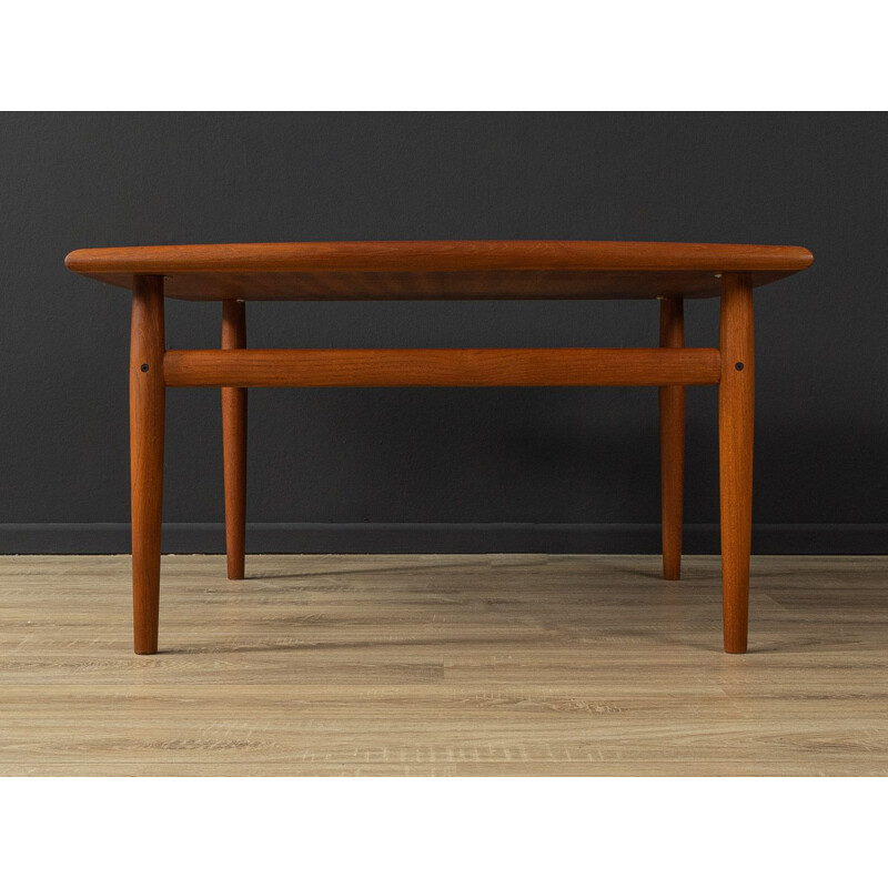 Vintage coffee table in solid teak by Grete Jalk for Glostrup, Denmark 1960