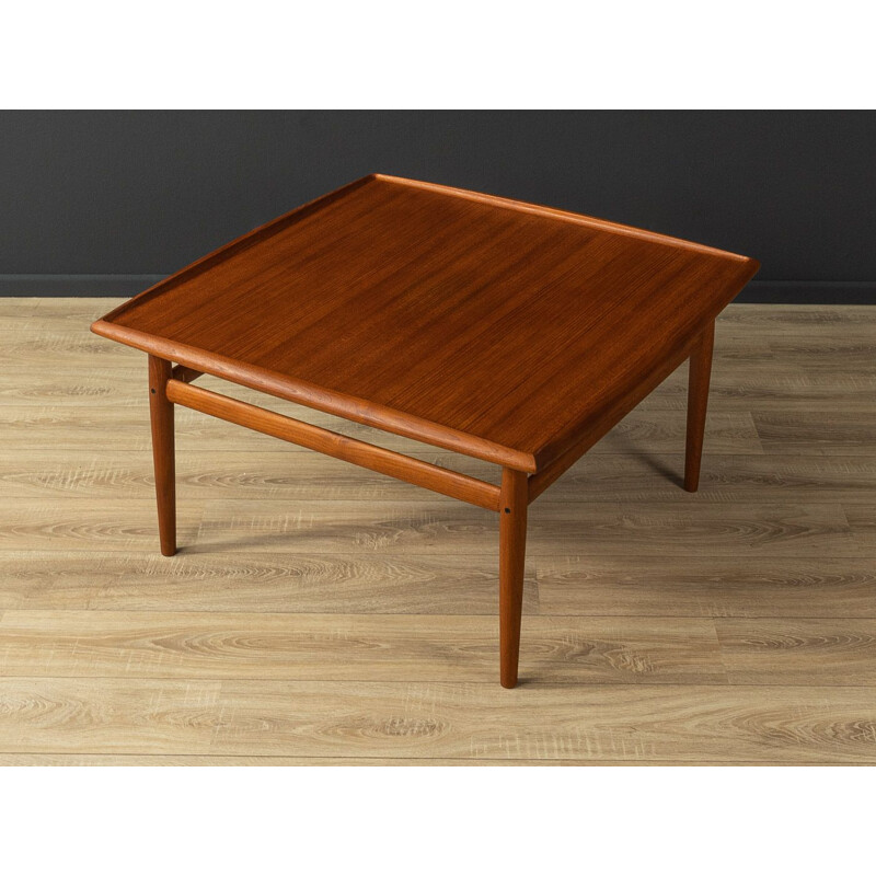 Tavolino vintage in teak massiccio di Grete Jalk per Glostrup, Danimarca 1960