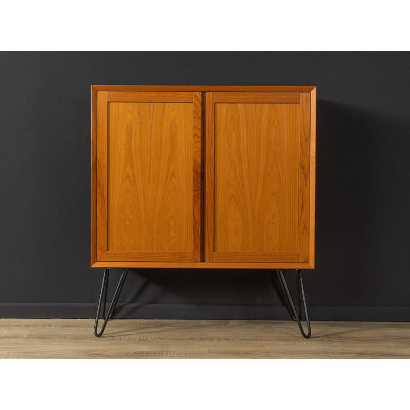 Vintage teak cabinet with two doors, Germany 1960s