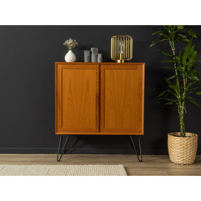 Vintage teak cabinet with two doors, Germany 1960s