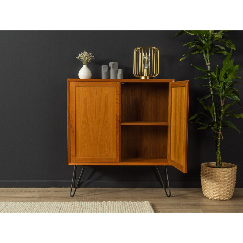 Vintage teak cabinet with two doors, Germany 1960s