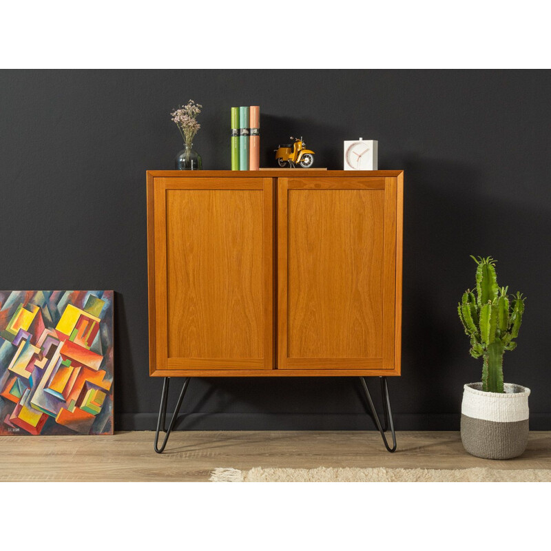 Vintage teak cabinet with two doors, Germany 1960s