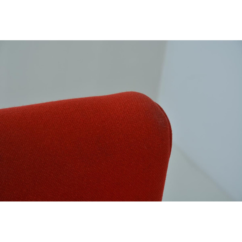 Vintage red armchair by Osvaldo Borsani for Tecno, 1960