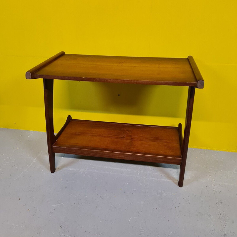 Vintage teak side table by Louis van Teeffelen, 1960s