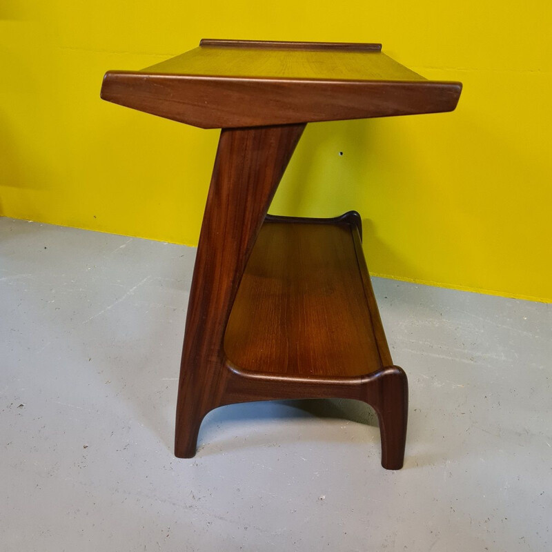 Vintage teak side table by Louis van Teeffelen, 1960s