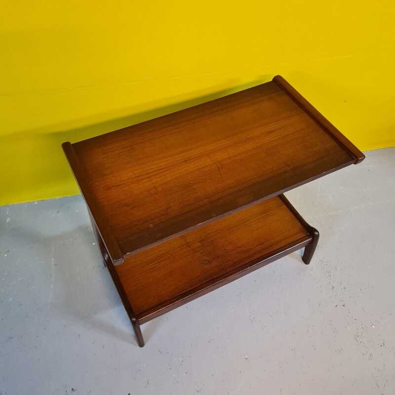 Vintage teak side table by Louis van Teeffelen, 1960s