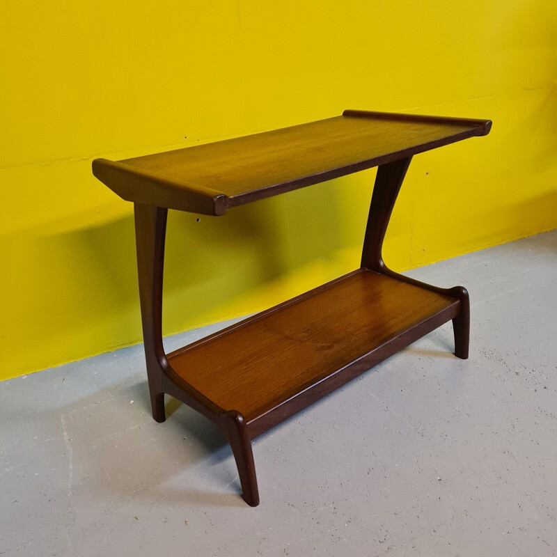 Vintage teak side table by Louis van Teeffelen, 1960s