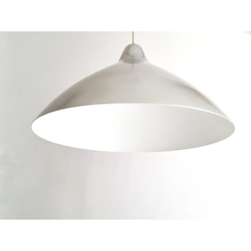 Vintage silver colored Lisa pendant lamp by Lisa Johansson Pape for Orno, 1940s