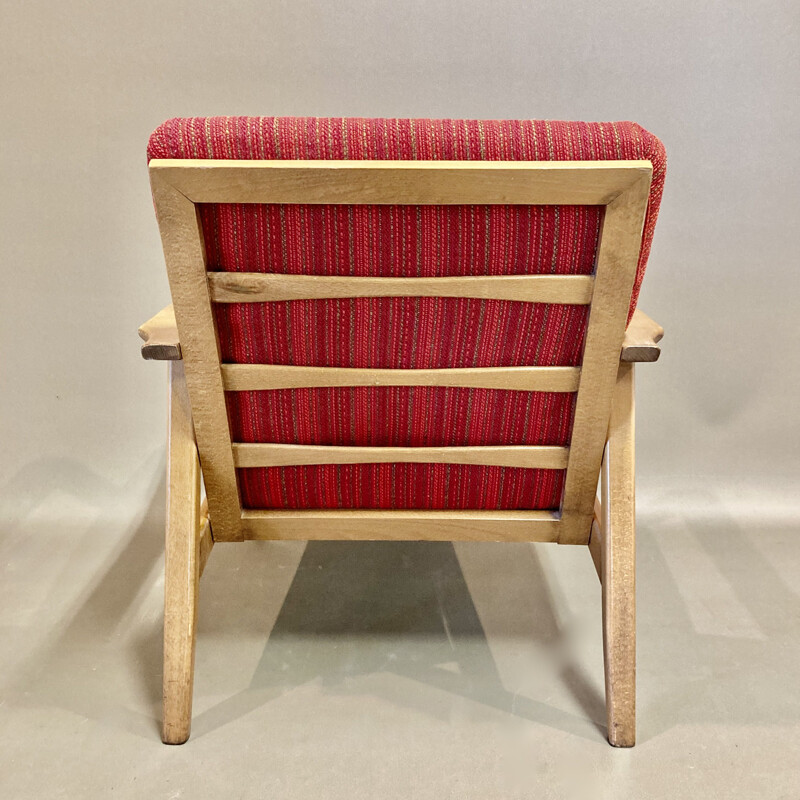 Scandinavian vintage teak armchair, 1950