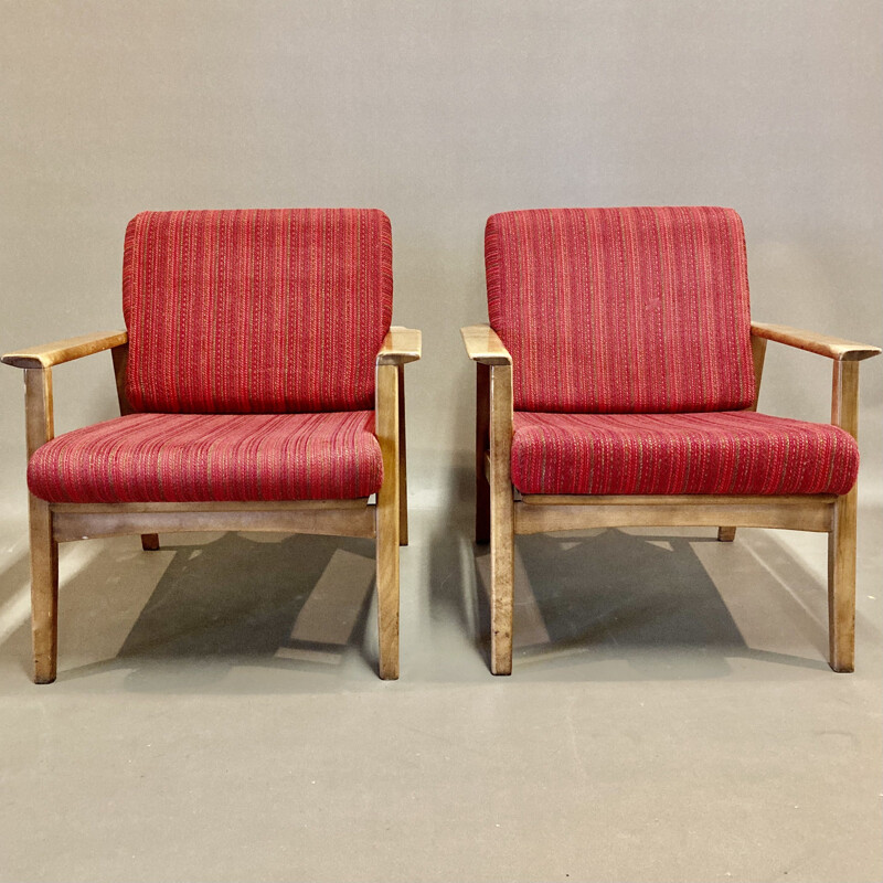 Scandinavian vintage teak armchair, 1950