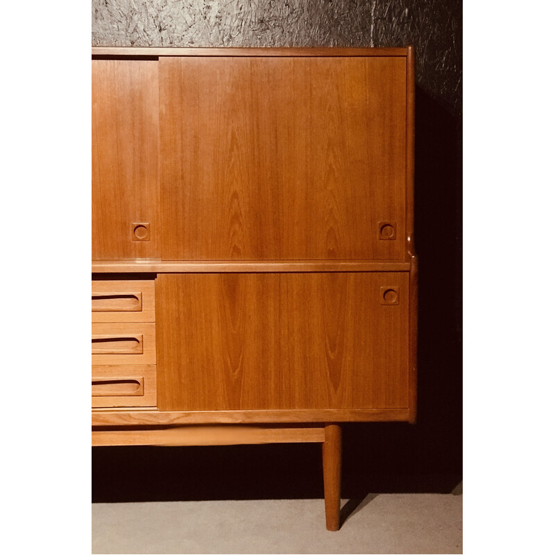 Mid century teak sideboard by Danish Furniture Makers