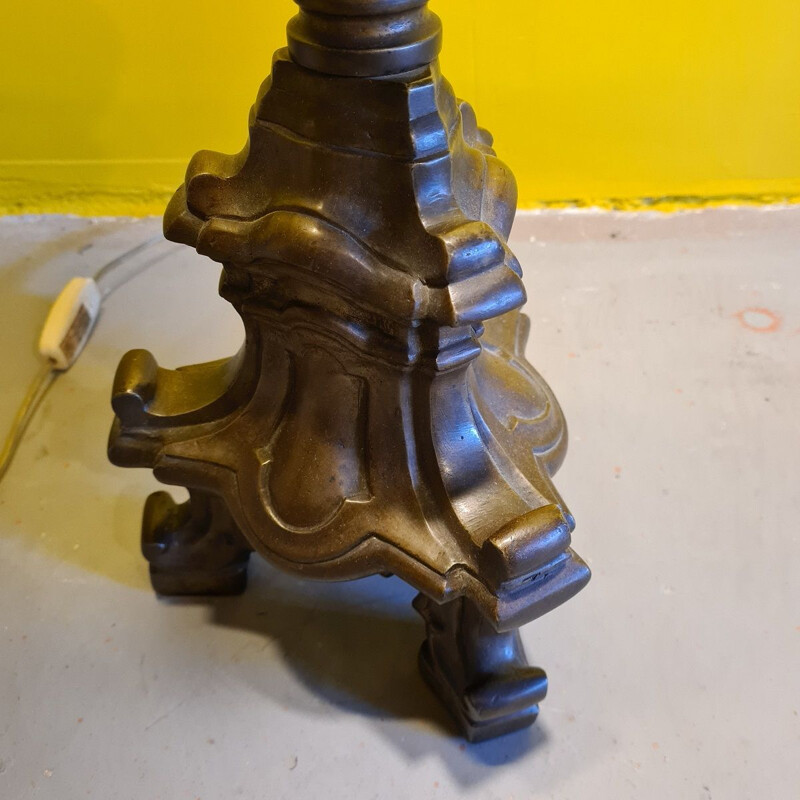 Vintage bronze table lamp