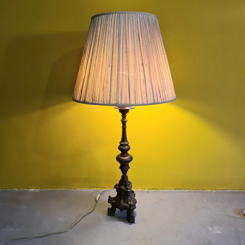 Vintage bronze table lamp