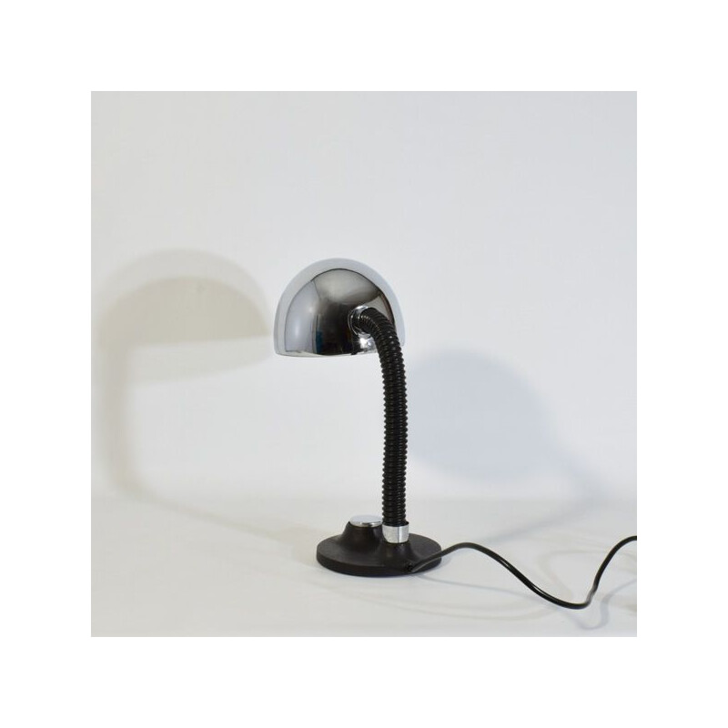 Schwarze Vintage-Lampe von Hillebrand, 1970