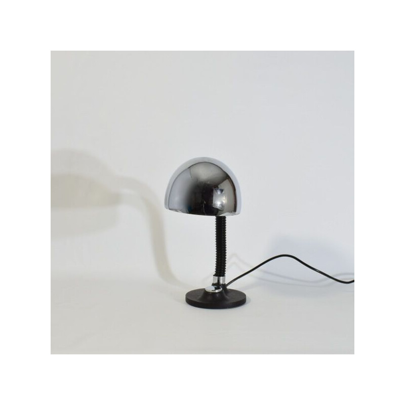 Vintage black lamp by Hillebrand, 1970