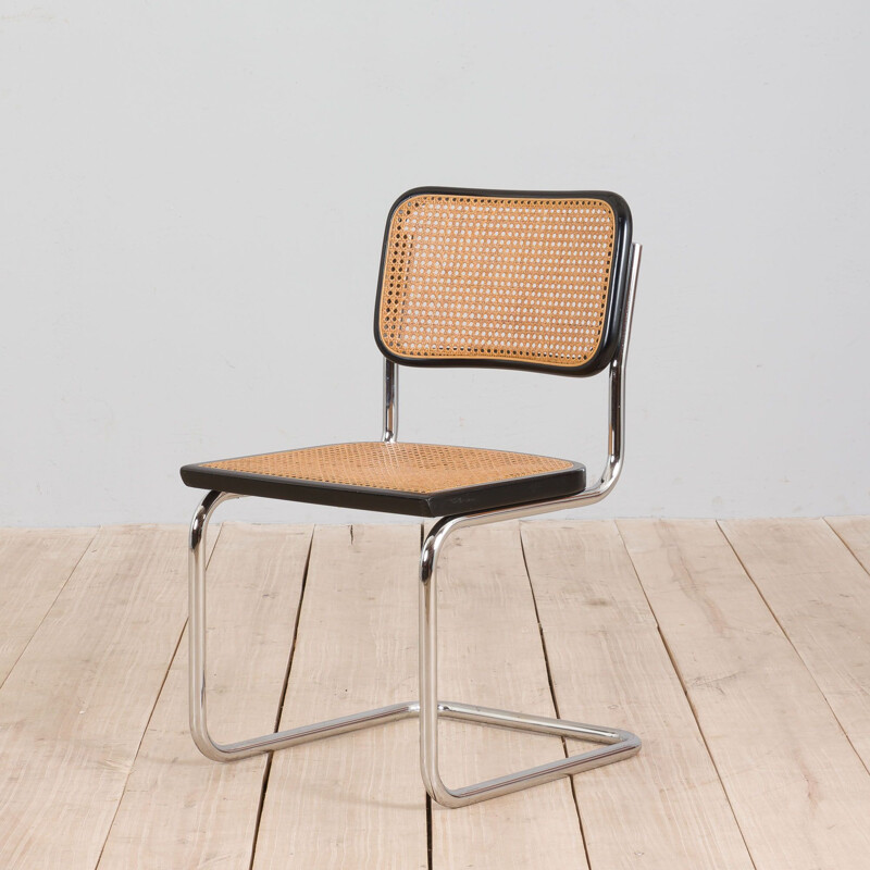 Vintage Cesca chair by Marcel Breuer, Italy 1970s