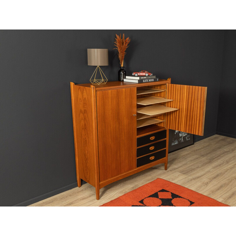 Armadio vintage in teak a due ante, 1960