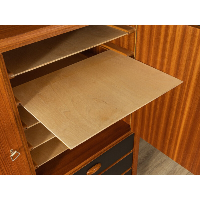 Vintage teak cabinet with two doors, 1960s