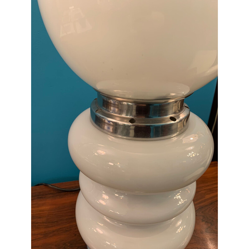 Vintage Murano glass table lamp by Carlo Nason