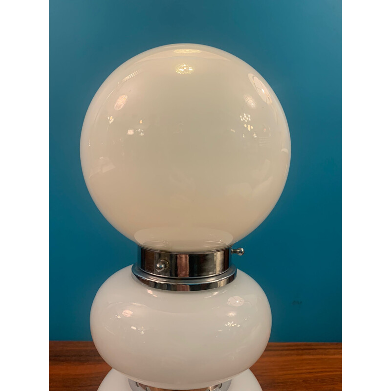 Vintage Murano glass table lamp by Carlo Nason