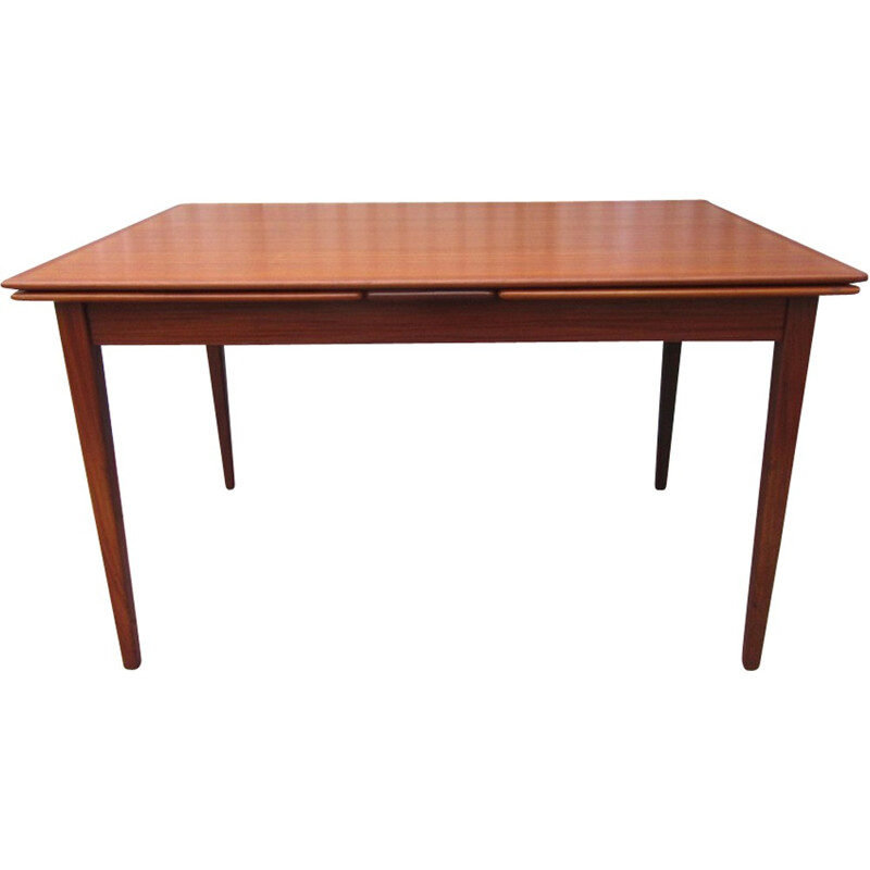 Danish extendable dining table in teak - 1960s