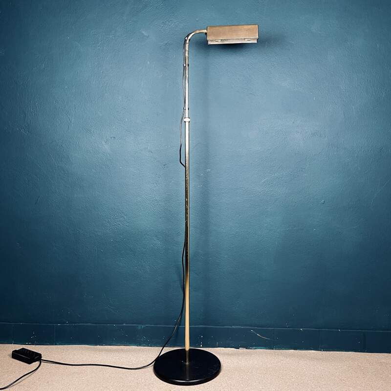 Mid-century brass floor lamp by Relux Milano, Italy 1970s