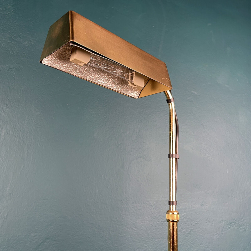 Mid-century brass floor lamp by Relux Milano, Italy 1970s