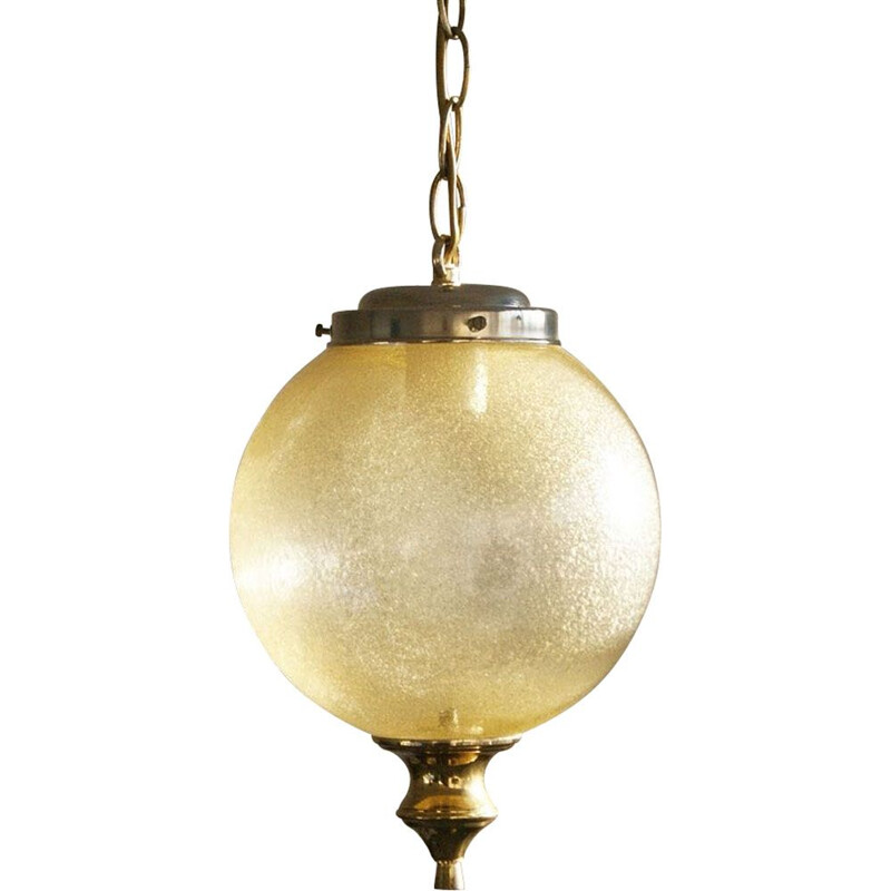 High quality three layer clear glass ball pendant lamp