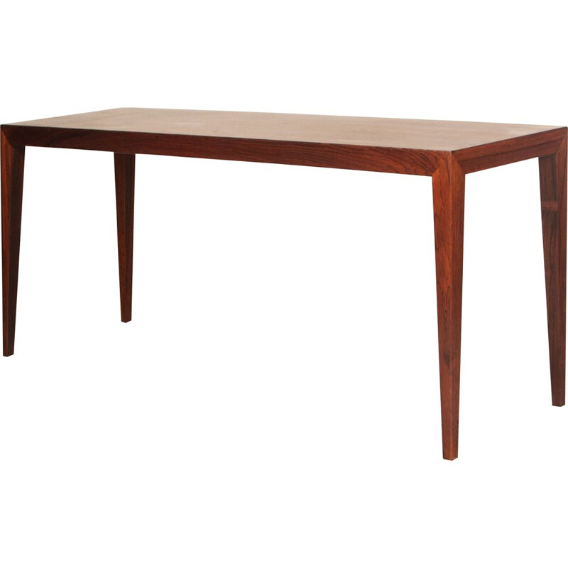 Vintage rosewood bench by Severin Hansen, Denmark 1960s