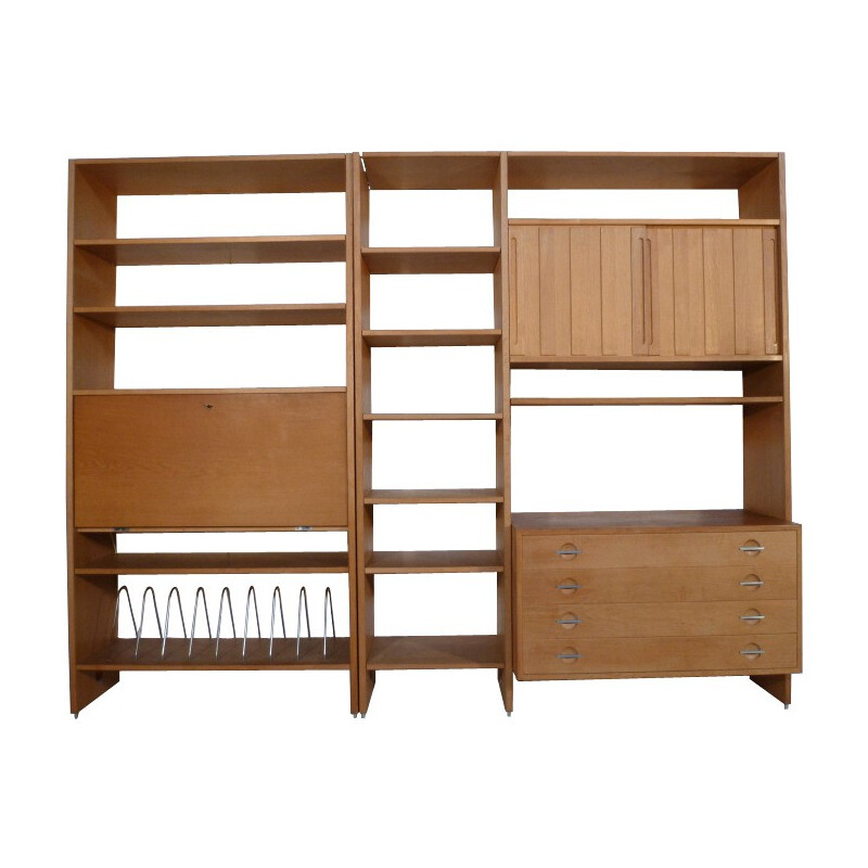 Mid century modern RY 100 bookshelf unit, Hans WEGNER - 1962