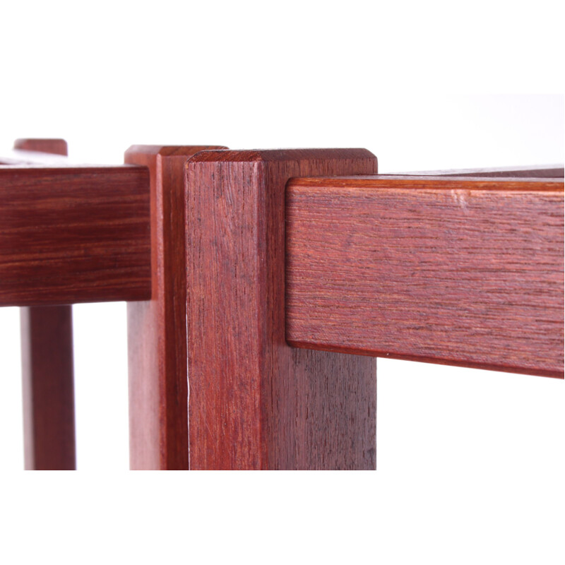 Pair of vintage teak plant tables by Per Buhl Jörgensen, 1960s