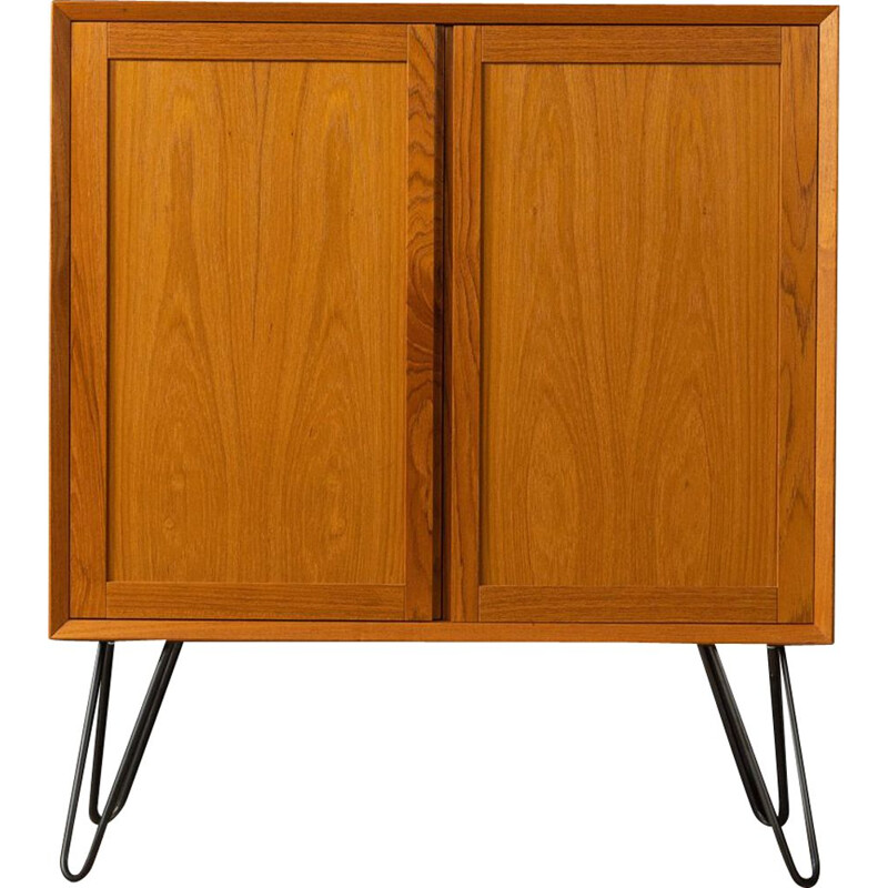 Vintage teak cabinet with two doors, Germany 1960s