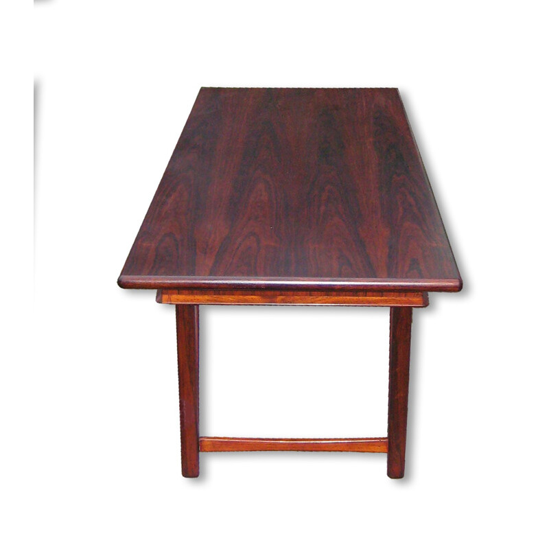 Rosewood coffee table,  E.W. BACH - 1960s