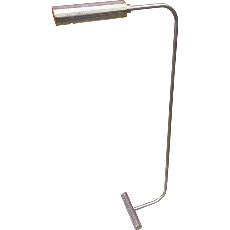 Vintage chrome-plated metal floor lamp by Christian Liaigre, 1970