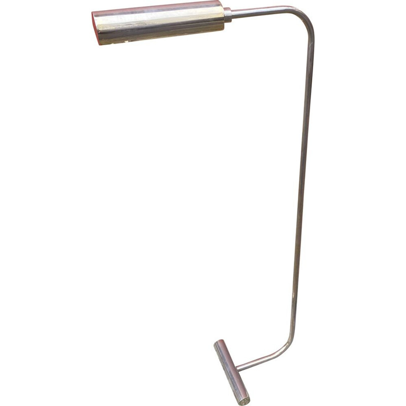 Vintage chrome-plated metal floor lamp by Christian Liaigre, 1970