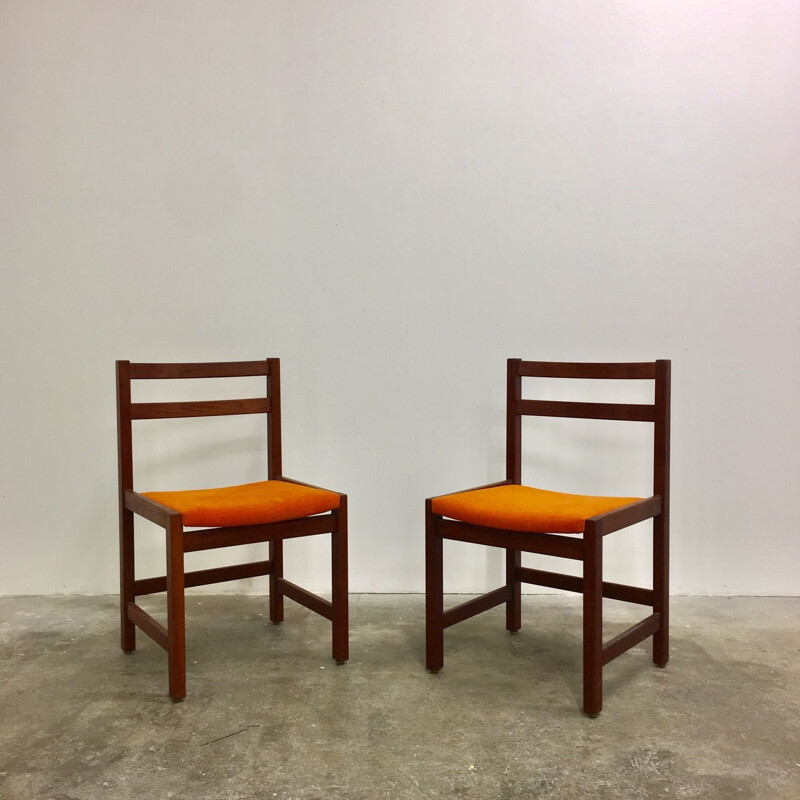 Pair of vintage Ulferts chairs, Sweden 1960