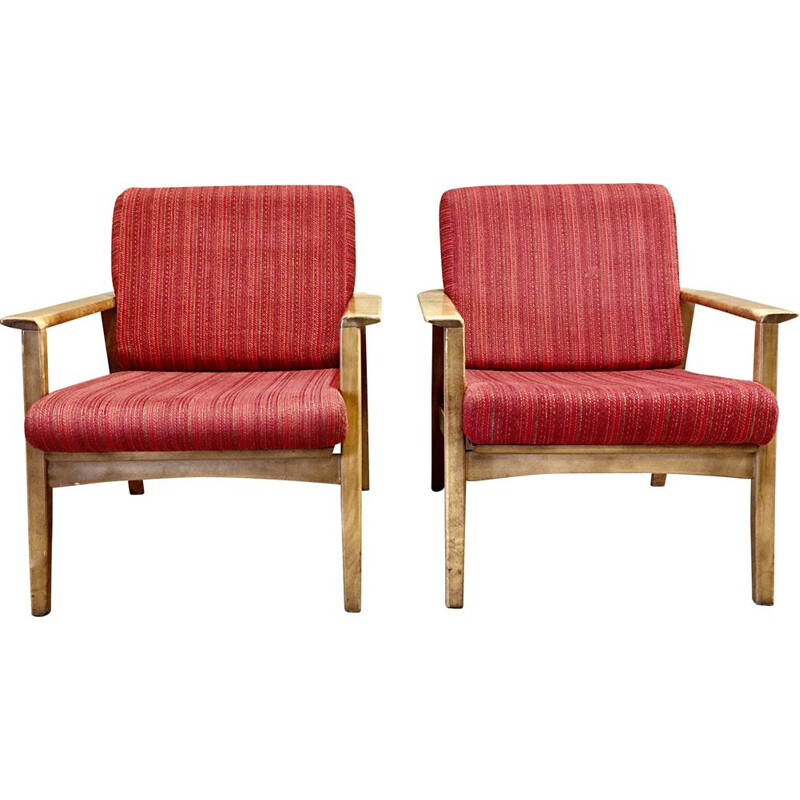 Scandinavian vintage teak armchair, 1950