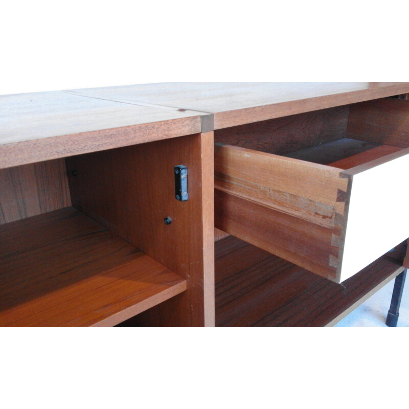 Vintage Minvielle teak sideboard, A.R.P. - 1960s