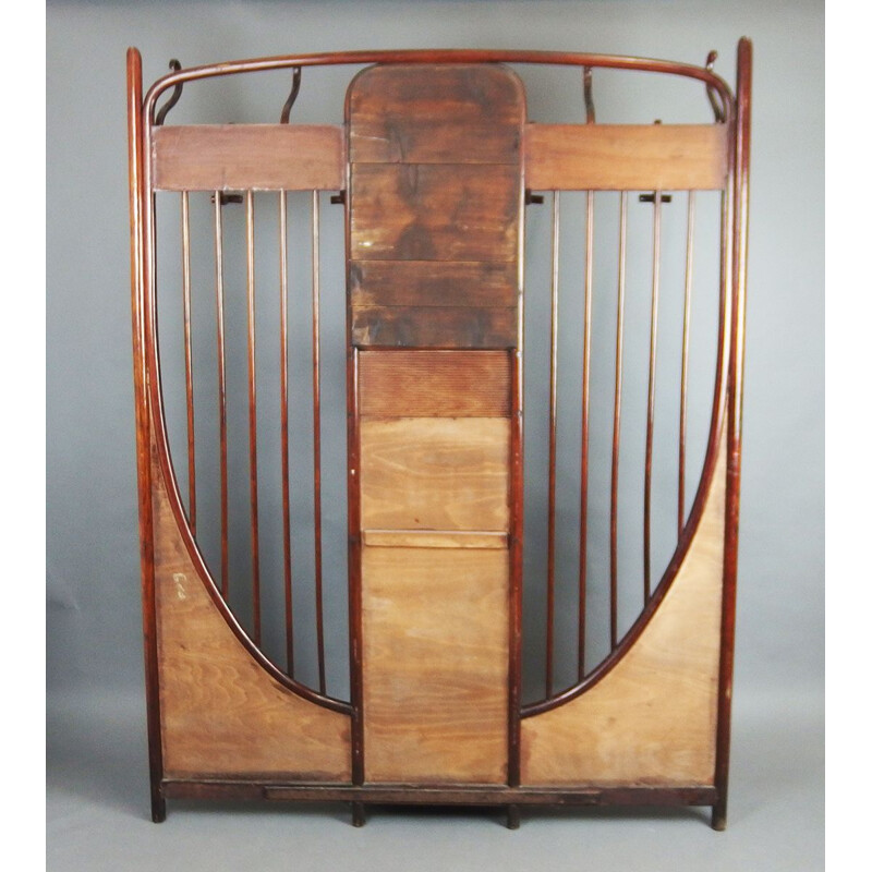 Vintage wall coat rack by Josef Hoffmann for Thonet