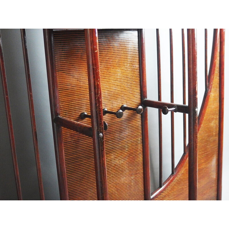 Vintage wall coat rack by Josef Hoffmann for Thonet