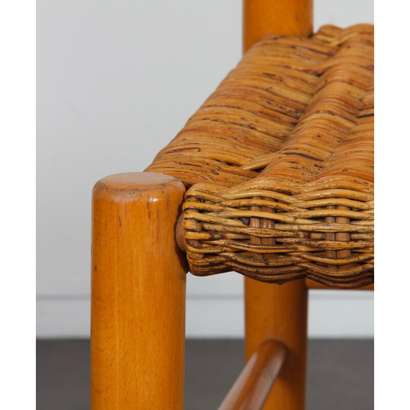 Vintage wooden chair by Krasna Jizba, Czechoslovakia 1960