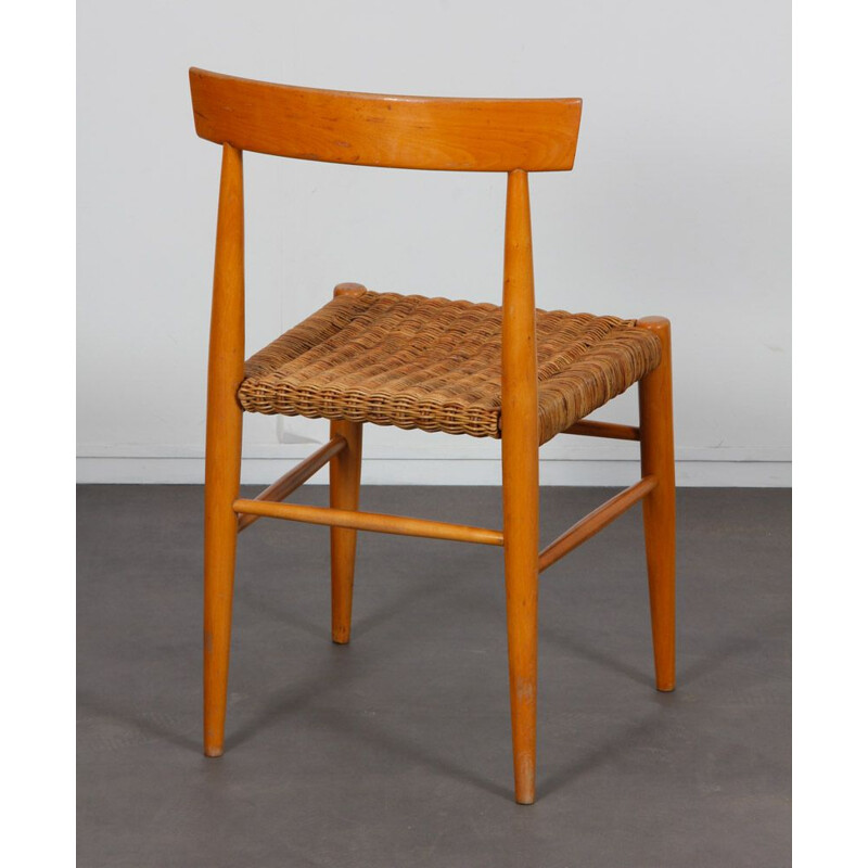 Vintage wooden chair by Krasna Jizba, Czechoslovakia 1960