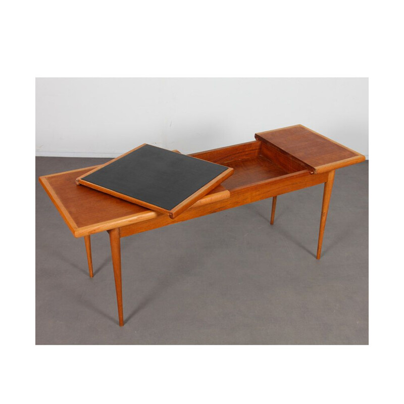 Vintage coffee table by Sedlacek and Vycital for Drevotvar, 1960